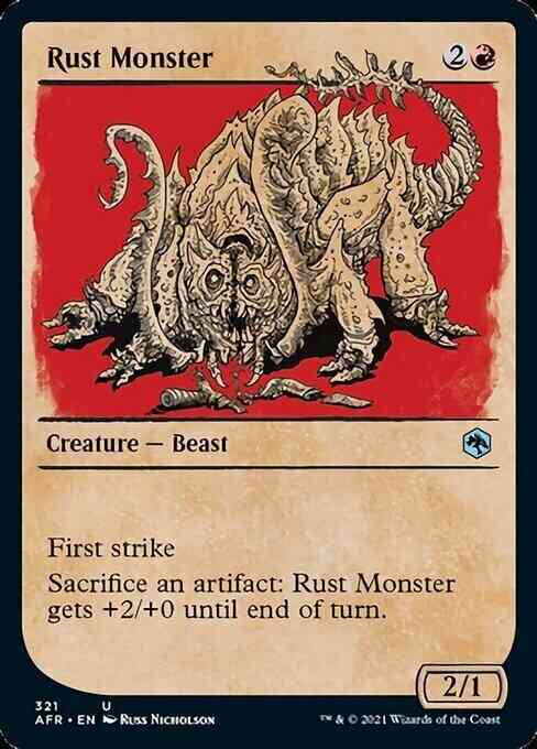 Rust Monster [321] [Rulebook Showcase] [Adventures in the Forgotten Realms] [Non-Foil]