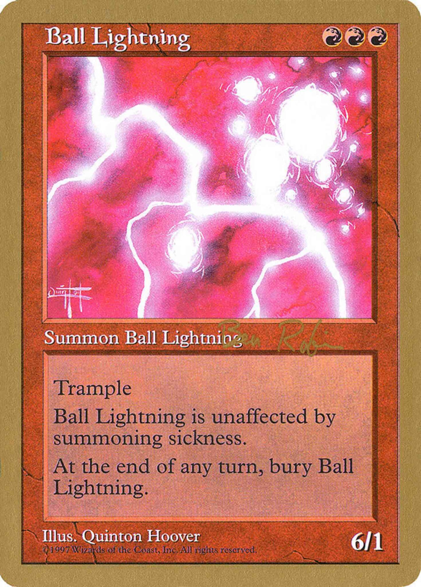Ball Lightning [br210] [World Championship Decks 1998] [Non-Foil]
