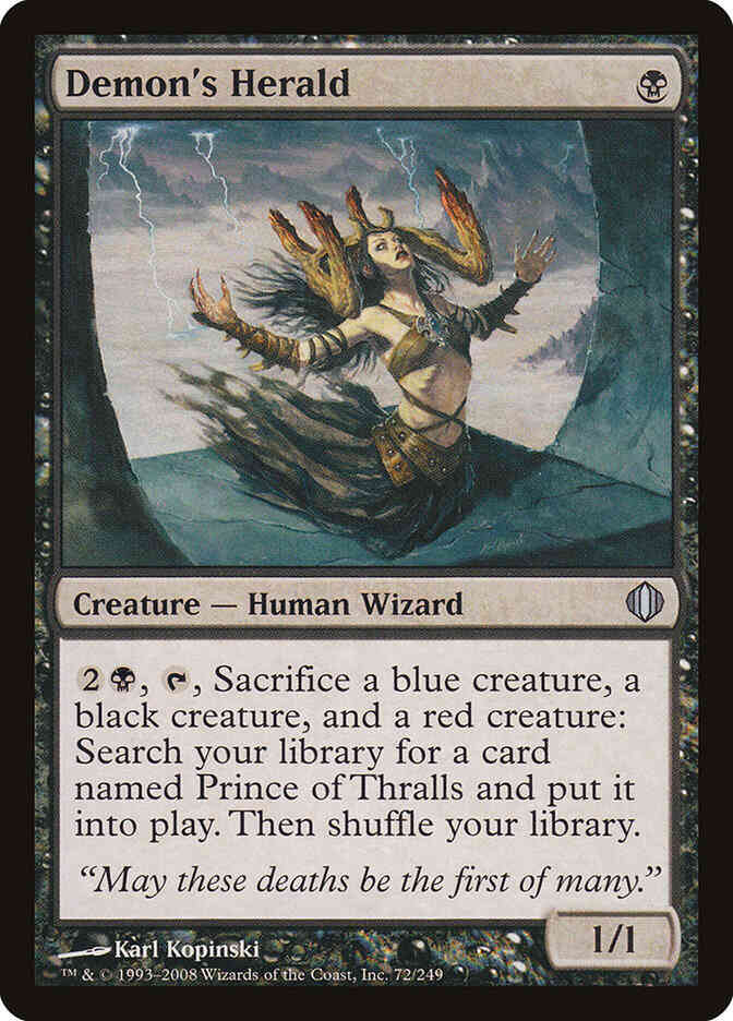 Demon's Herald [72] [Shards Of Alara] [Non-Foil]