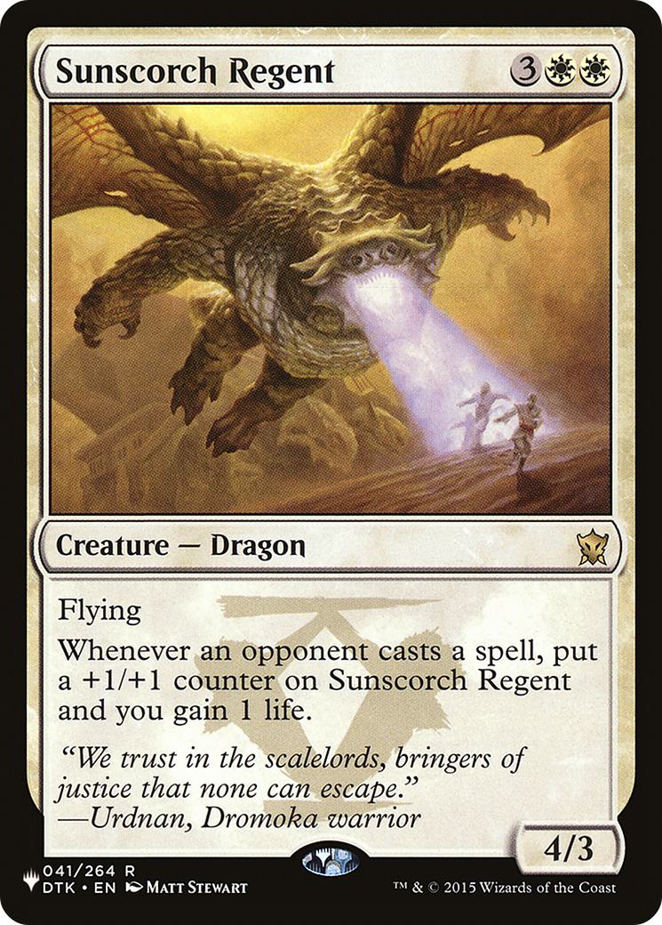 Sunscorch Regent [DTK-41] [The List] [Non-Foil]