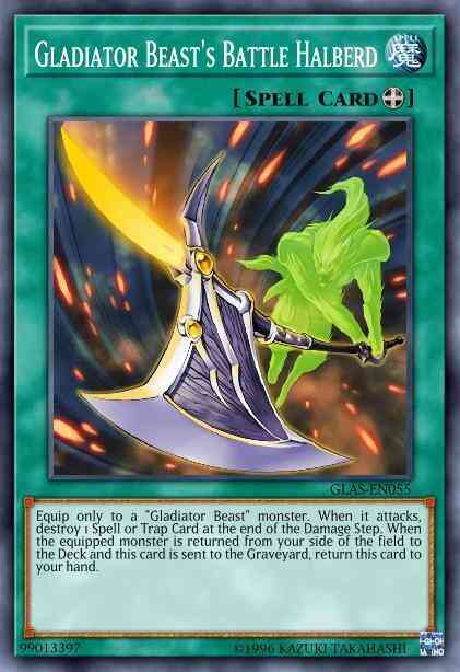 Gladiator Beast's Battle Halberd - GLAS-EN055 - Common - 1st Edition