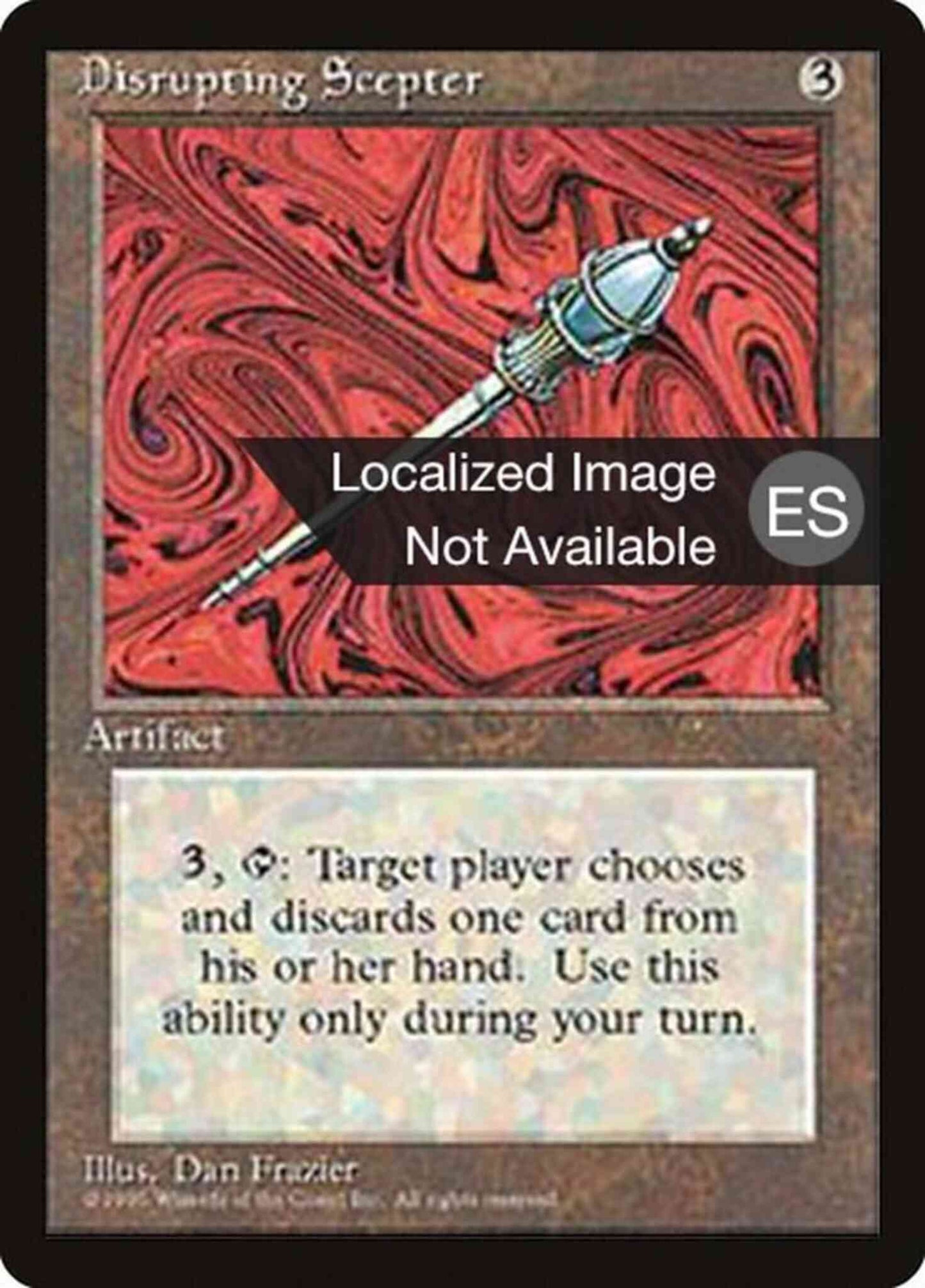 Disrupting Scepter - Spanish [316] [Fourth Edition Black Border: Spanish] [Non-Foil]