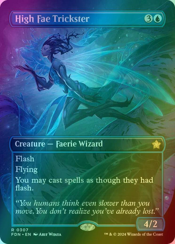 High Fae Trickster [307] [Borderless] [Foundations] [Foil]