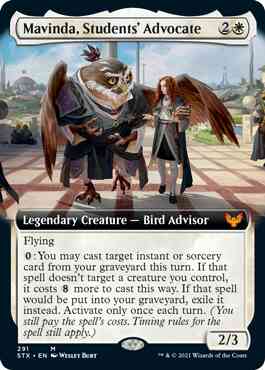 Mavinda, Students' Advocate [291] [Extended Art] [Strixhaven: School of Mages] [Non-Foil]
