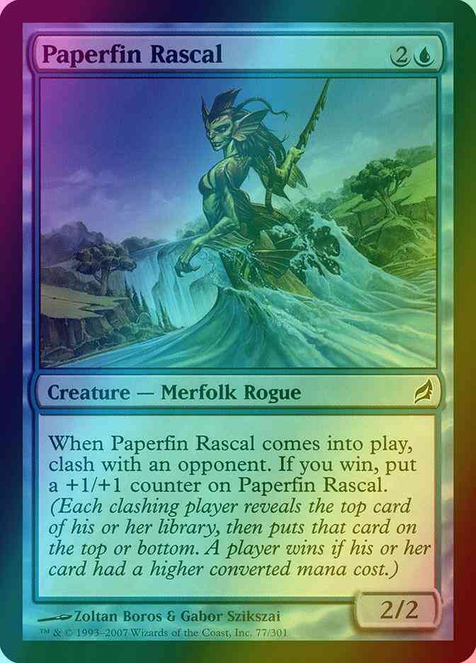 Paperfin Rascal [77] [Lorwyn] [Foil]