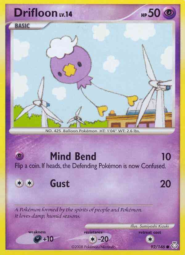 Drifloon - 92/146 - Common [dp6-92] [Non-Holo]