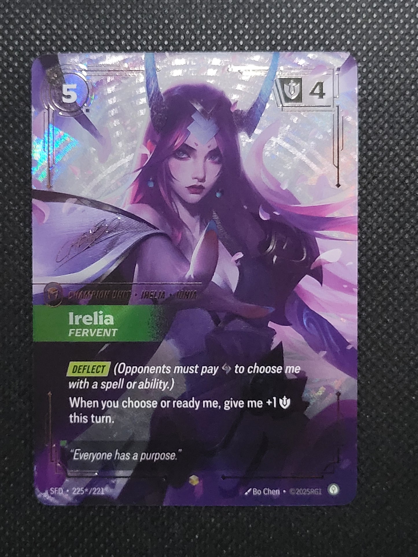 Irelia - Fervent — Signature|Foil — ID 17457