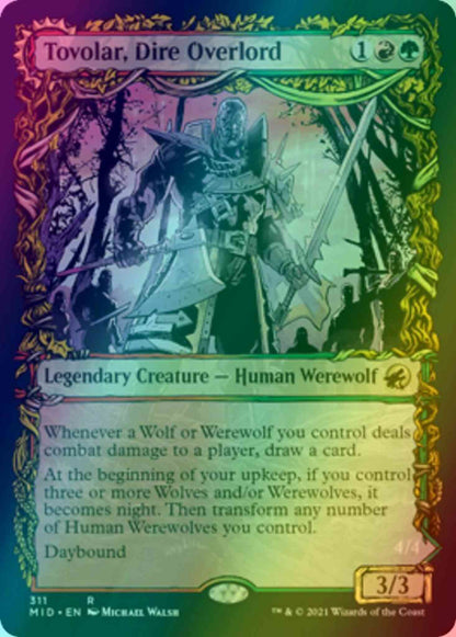 Tovolar, Dire Overlord // Tovolar, the Midnight Scourge [311] [Equinox Showcase] [Innistrad: Midnight Hunt] [Foil]
