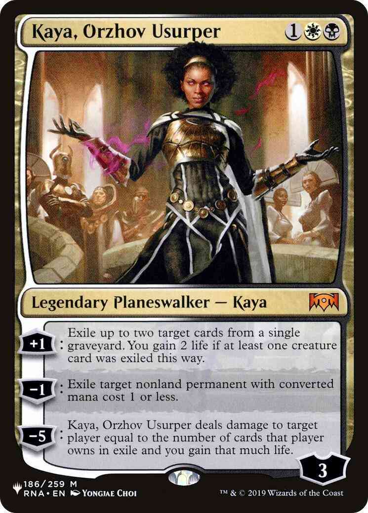Kaya, Orzhov Usurper [RNA-186] [The List] [Non-Foil]