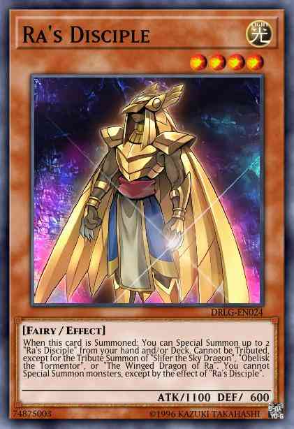 Ra's Disciple - DRL3-EN052 - Ultra Rare - 1st Edition