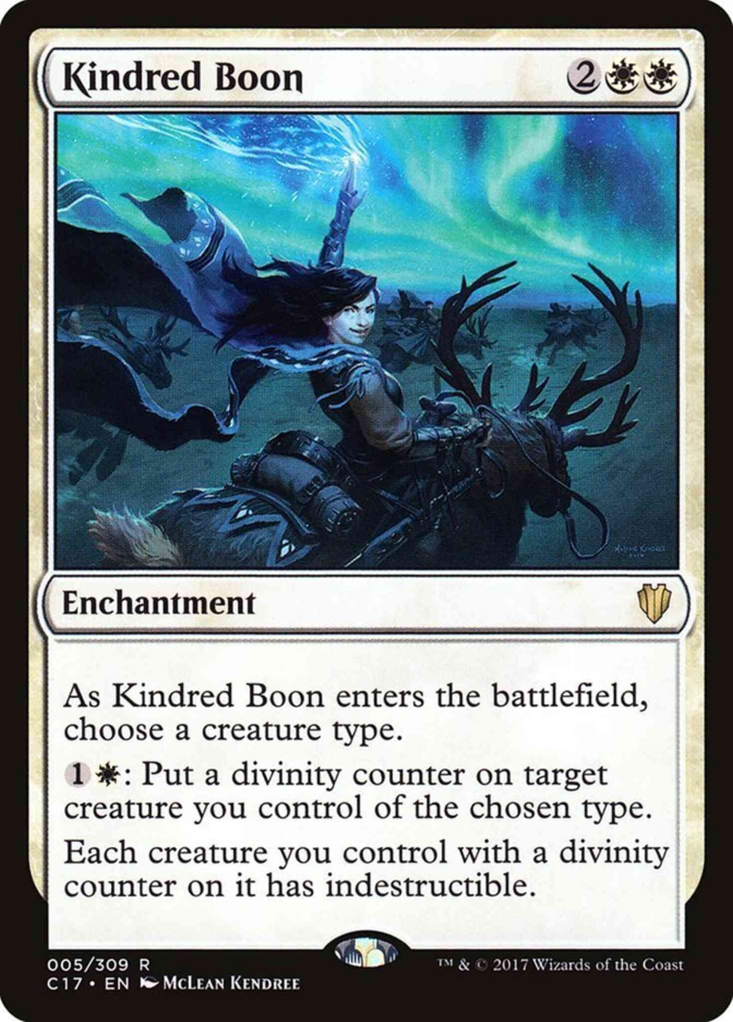 Kindred Boon [5] [Commander 2017] [Non-Foil]