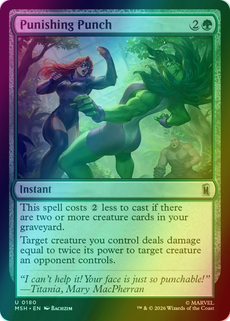 Punishing Punch [180] [Marvel Super Heroes] [Foil]