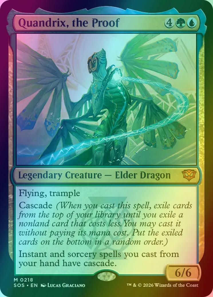Quandrix, the Proof [218] [Secrets of Strixhaven] [Foil]