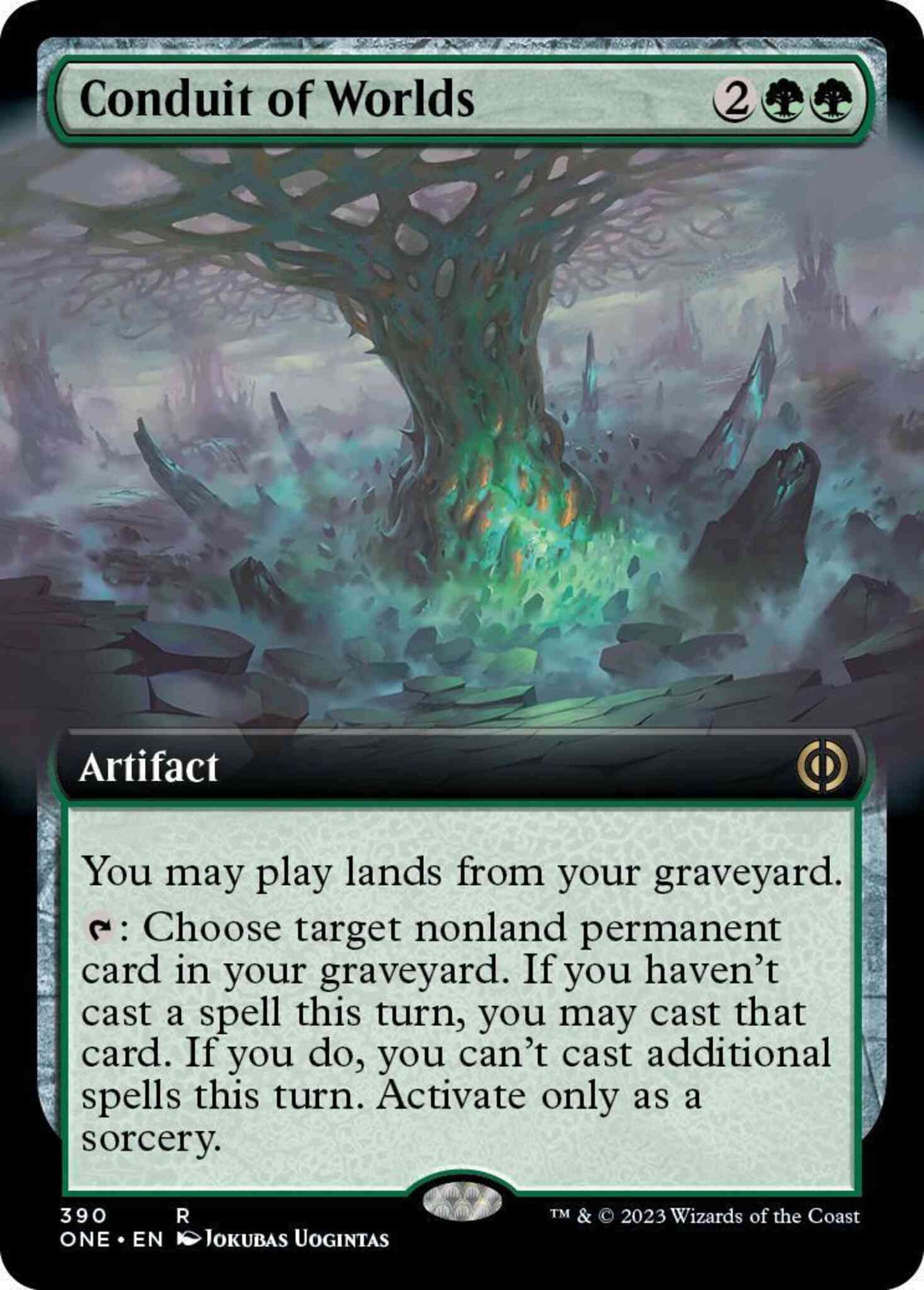 Conduit of Worlds [390] [Extended Art] [Phyrexia: All Will Be One] [Non-Foil]