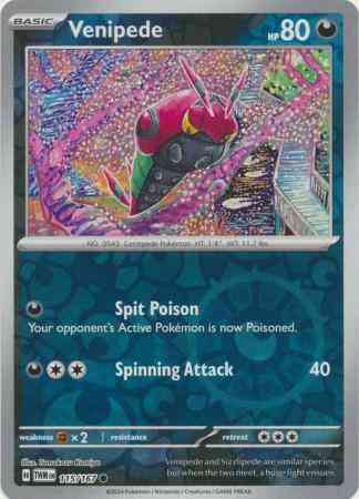 Venipede - 115/167 - Common [sv06-115] [Reverse Holo]