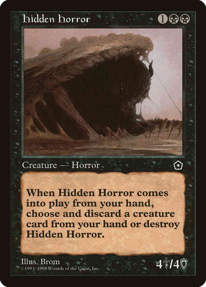 Hidden Horror [75] [Portal Second Age] [Non-Foil]