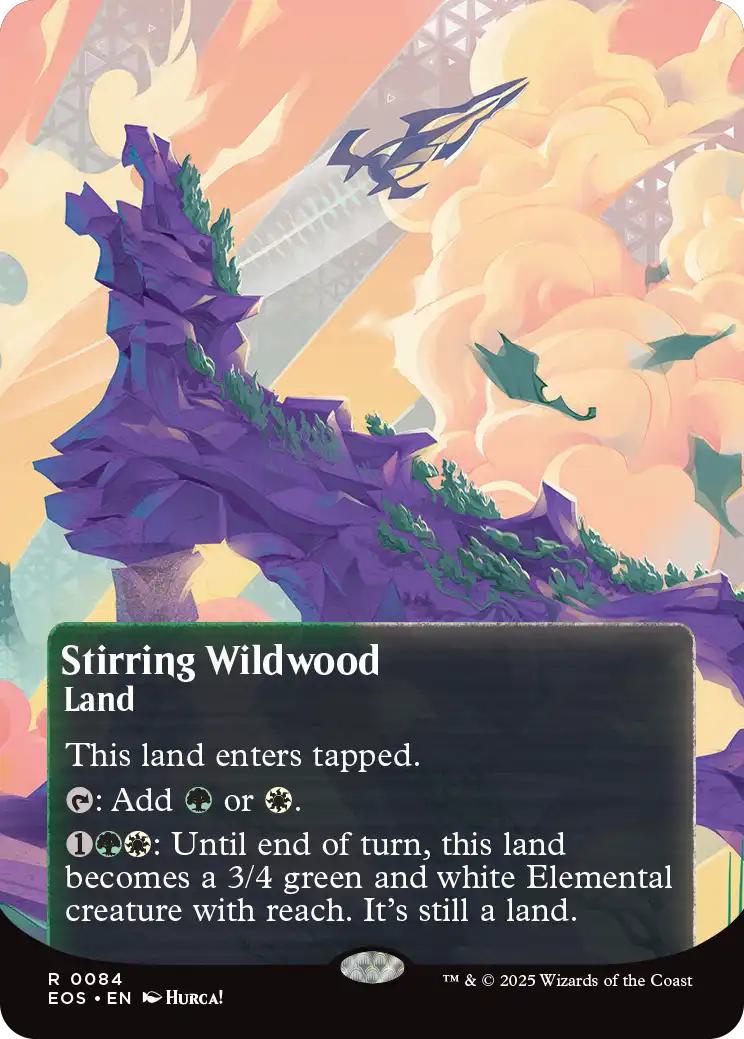 Stirring Wildwood [84] [Borderless] [Poster] [Edge of Eternities: Stellar Sights] [Non-Foil]