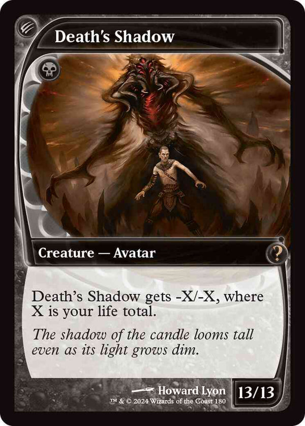 Death's Shadow [180] [Future Frame] [Mystery Booster 2] [Foil]