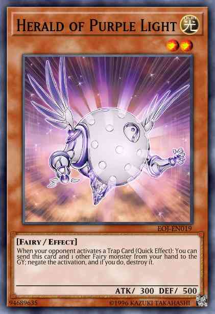 Herald of Purple Light - EOJ-EN019 - Ultimate Rare - 1st Edition