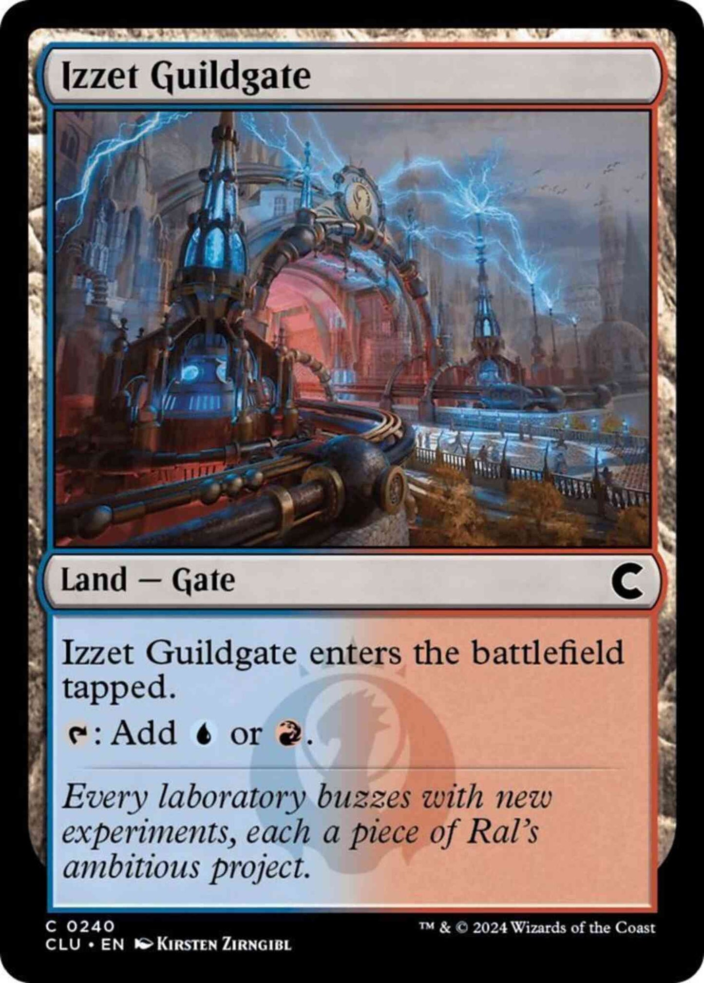 Izzet Guildgate [240] [Ravnica: Clue Edition] [Non-Foil]