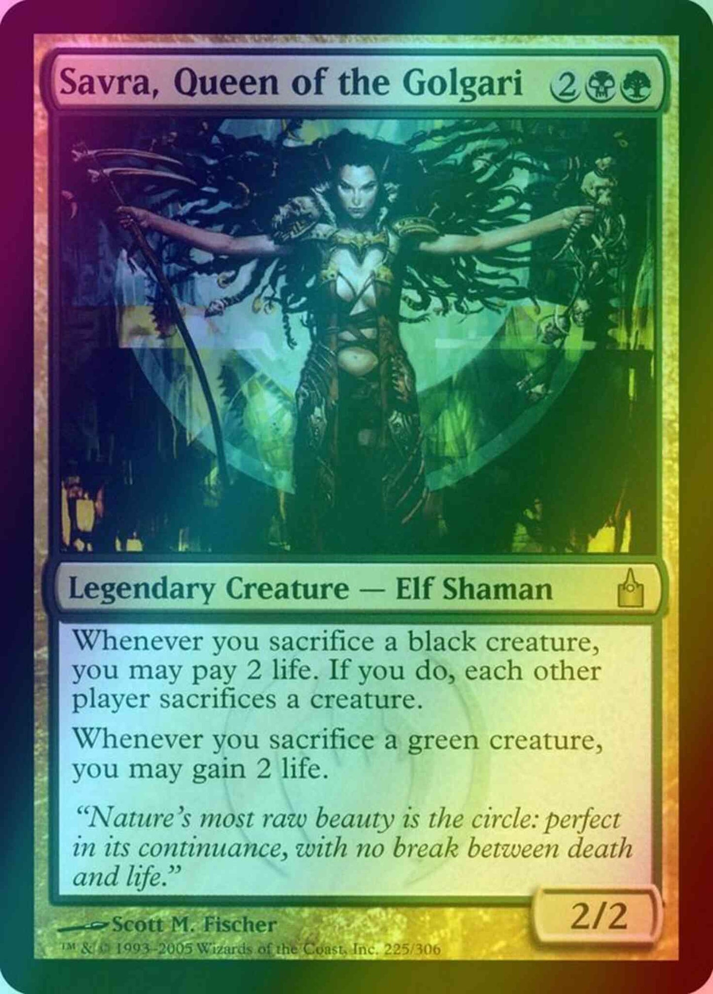 Savra, Queen of the Golgari [225] [Ravnica City Of Guilds] [Foil]