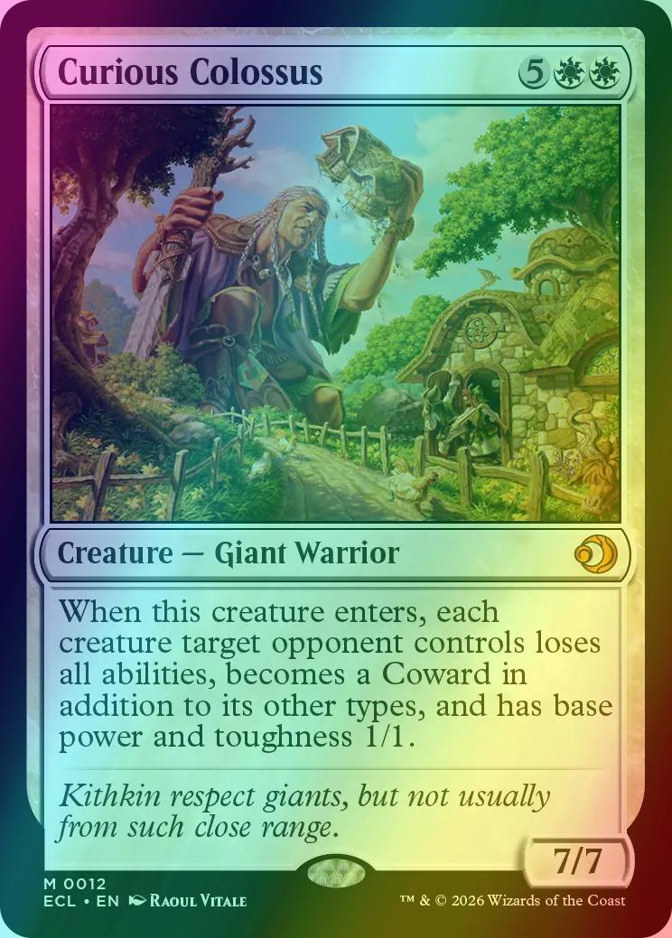Curious Colossus [12] [Lorwyn Eclipsed] [Foil]