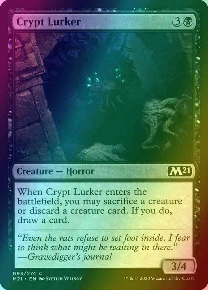 Crypt Lurker [93] [Core Set 2021] [Foil]