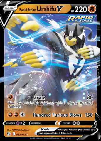 Rapid Strike Urshifu V - 087/163 - Rare Holo V [swsh5-087] [Ultra]