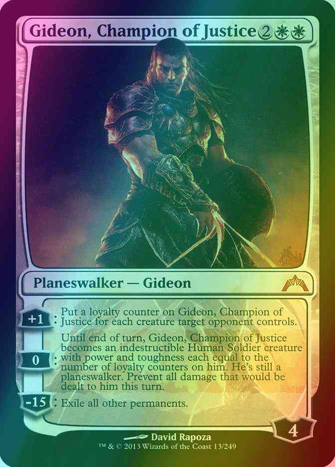 Gideon, Champion of Justice [13] [Gatecrash] [Foil]