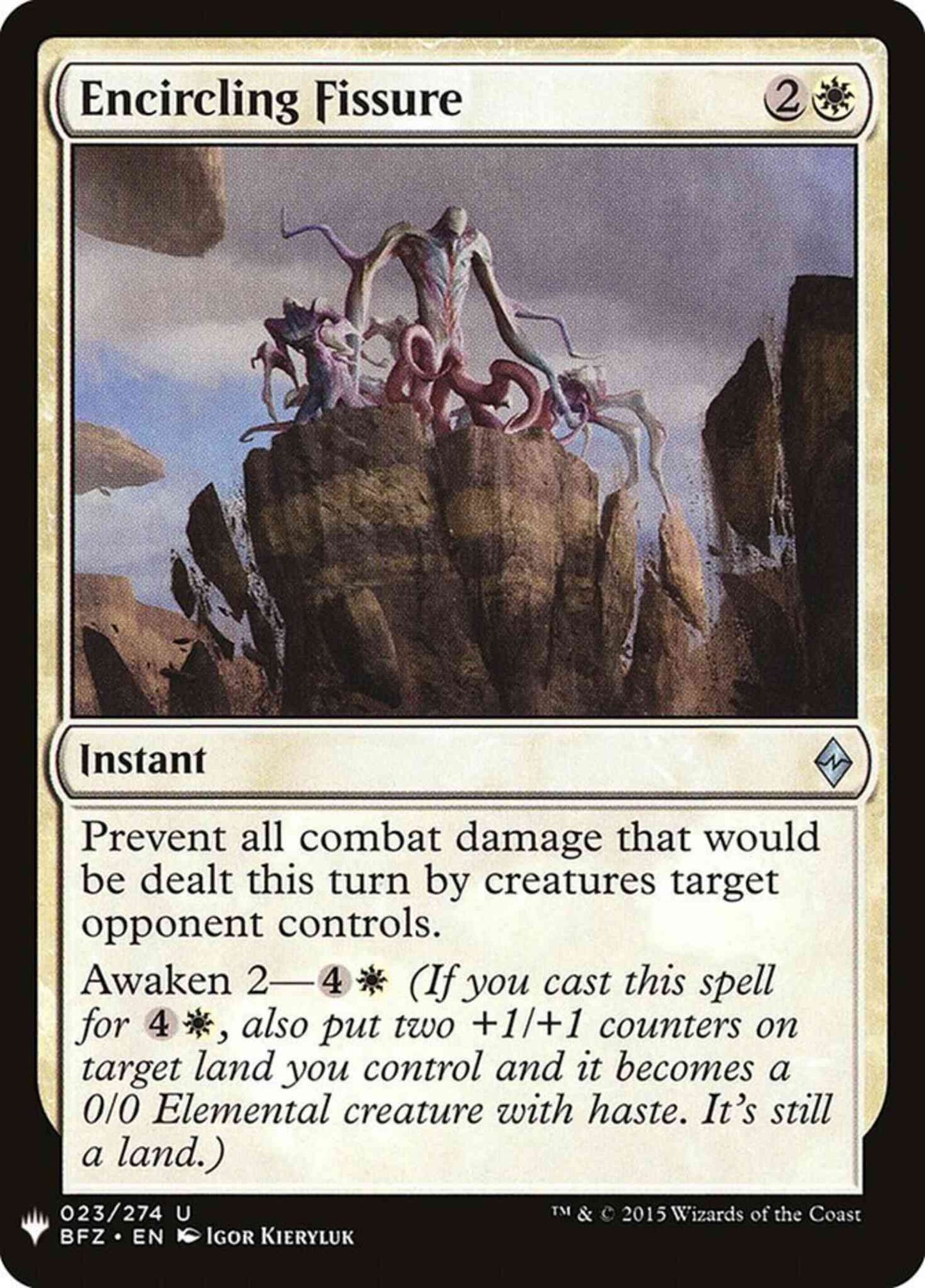 Encircling Fissure [BFZ-23] [The List] [Non-Foil]