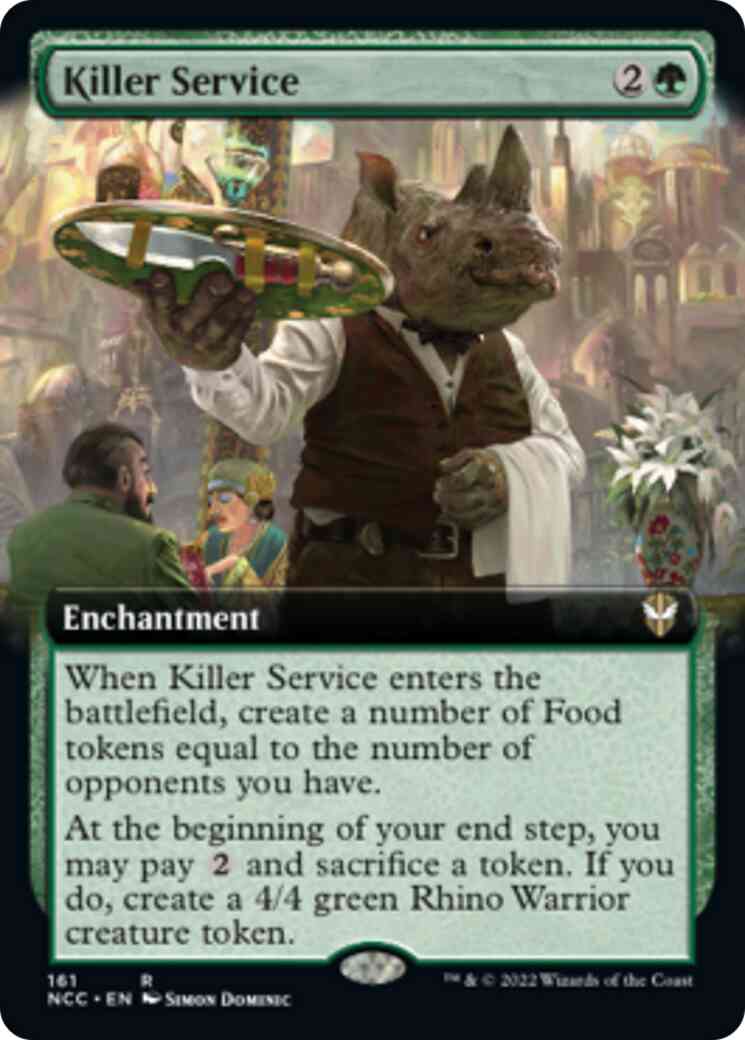 Killer Service [161] [Extended Art] [Streets of New Capenna: Commander] [Non-Foil]