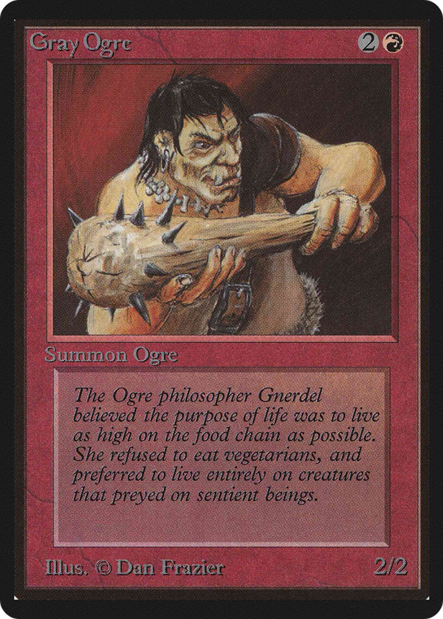 Gray Ogre [157] [Limited Edition Beta] [Non-Foil]