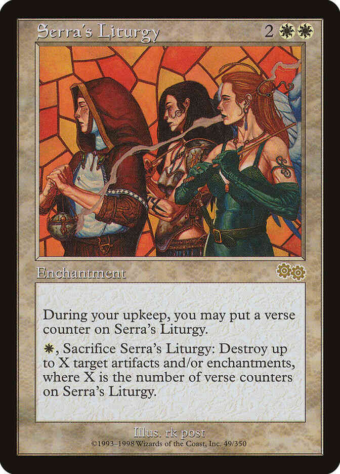 Serra's Liturgy [49] [Urza's Saga] [Non-Foil]
