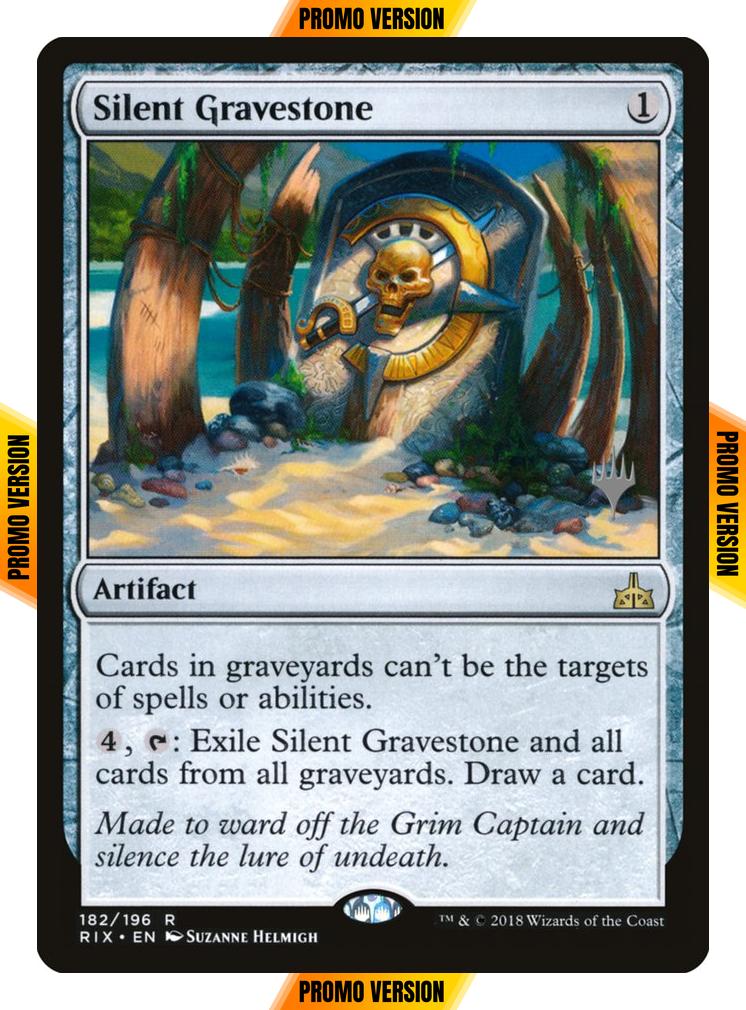 Silent Gravestone [182p] [Promo Pack] [Rivals of Ixalan Promos] [Non-Foil]
