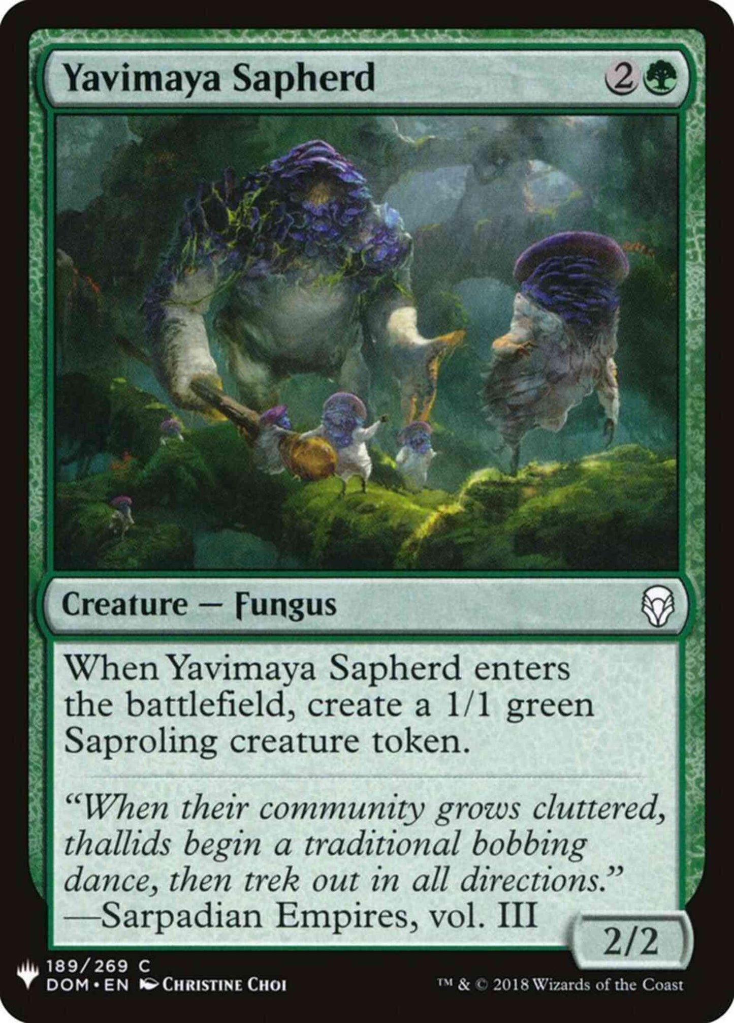 Yavimaya Sapherd [DOM-189] [The List] [Non-Foil]