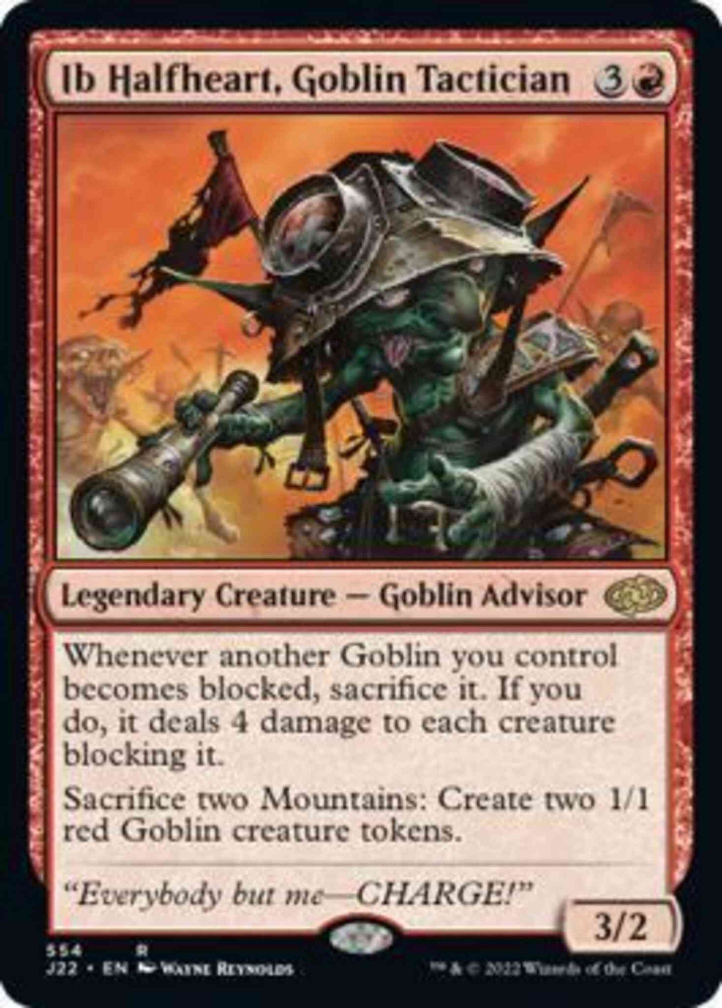 Ib Halfheart, Goblin Tactician [554] [Jumpstart 2022] [Non-Foil]