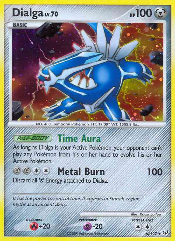 Dialga - 6/127 - Rare Holo [pl1-6] [Reverse Holo]