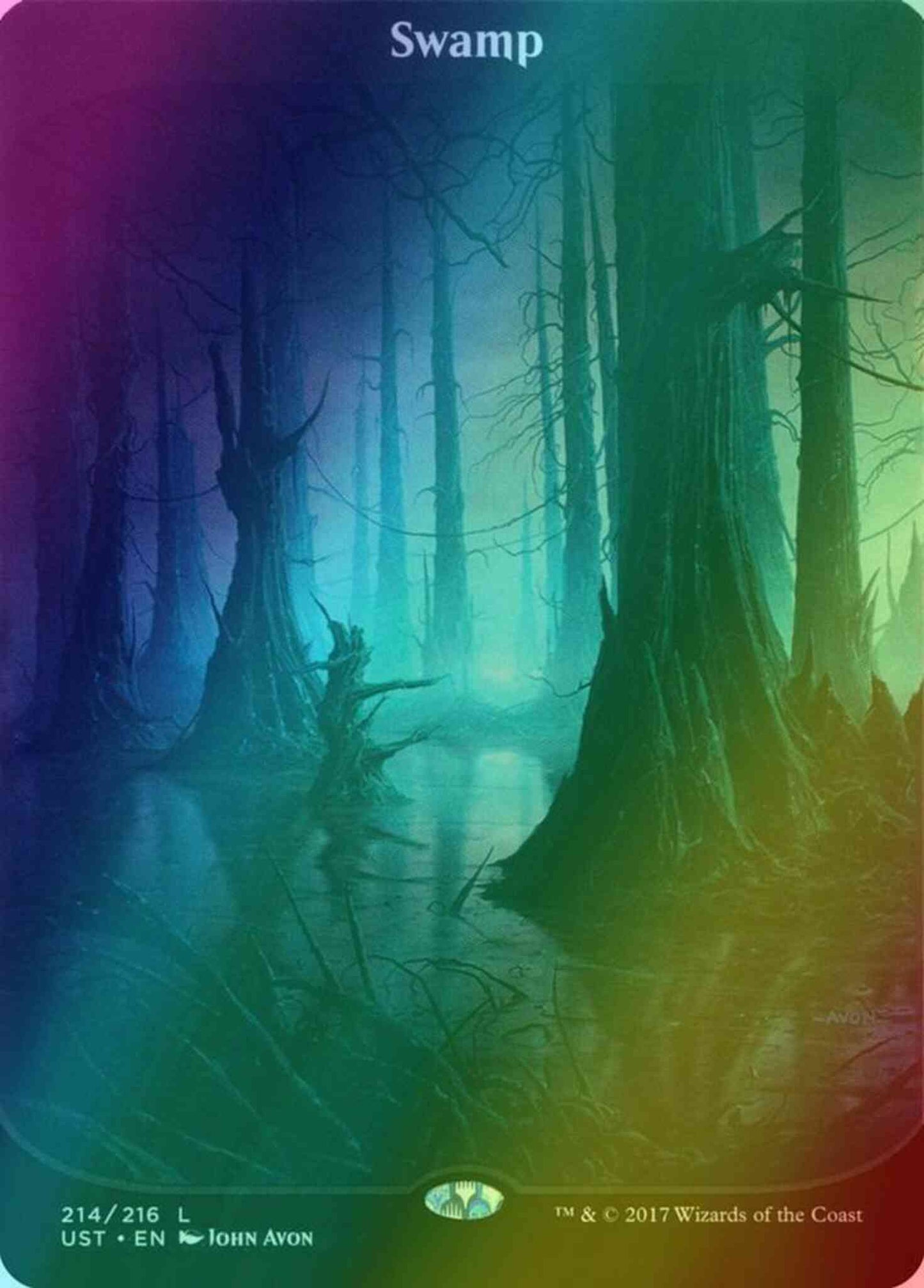 Swamp [214] [Full Art] [Unstable] [Foil]