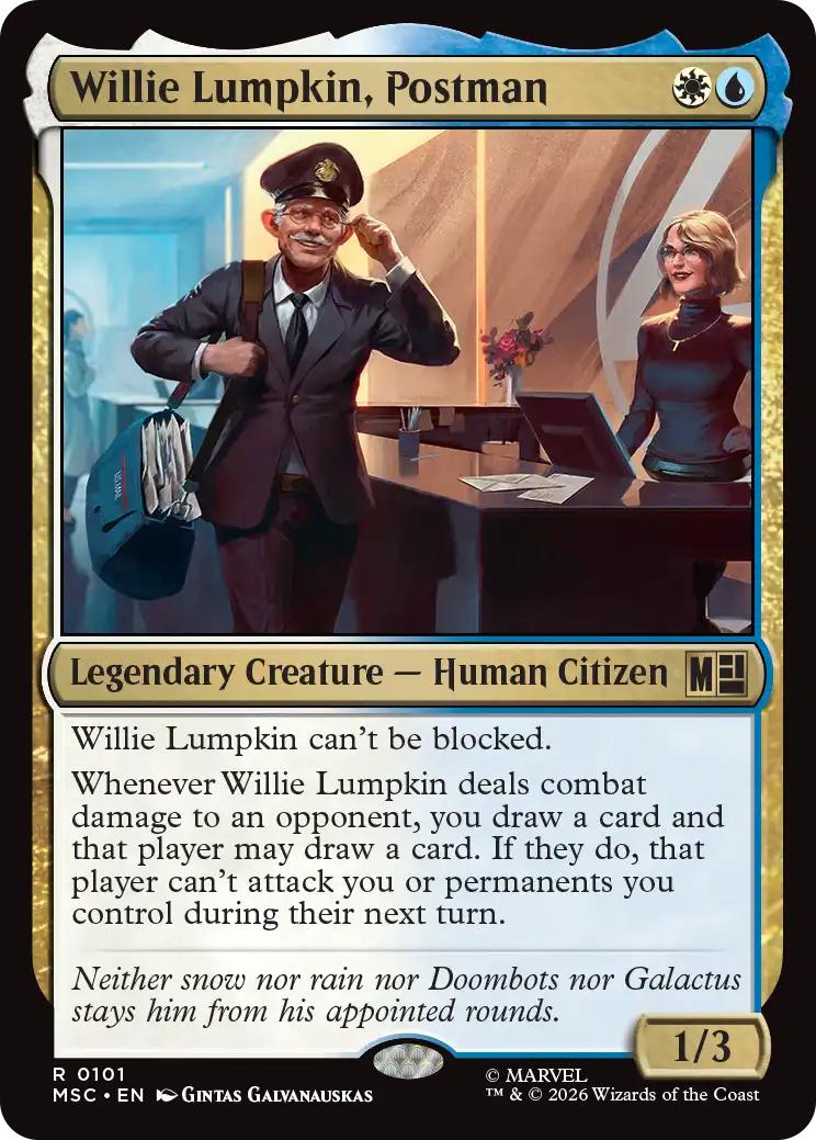 Willie Lumpkin, Postman [101] [Marvel Super Heroes: Commander] [Non-Foil]