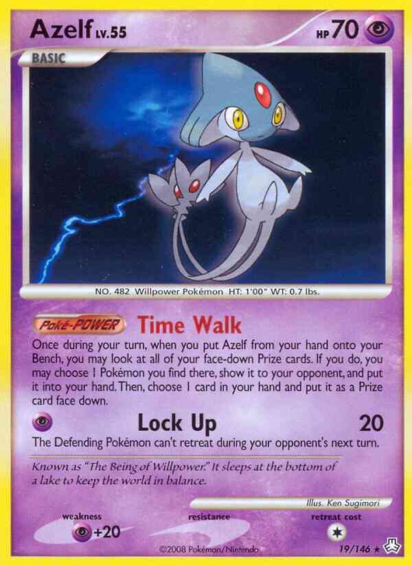 Azelf - 19/146 - Rare [dp6-19] [Non-Holo]
