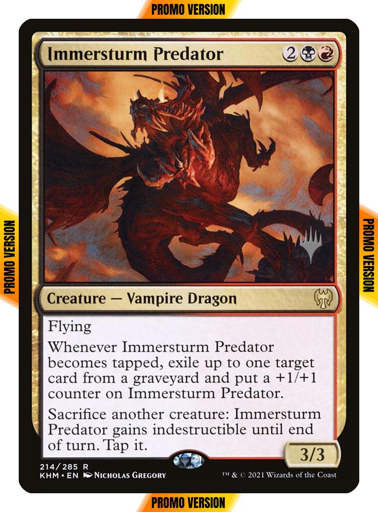 Immersturm Predator [Promo Pack] [214p] [Kaldheim Promos] [Foil]