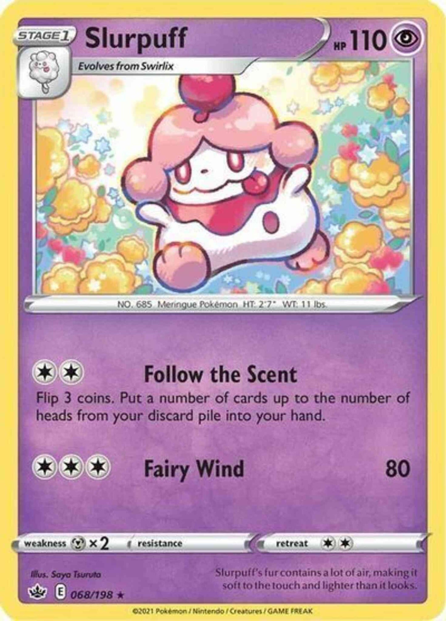 Slurpuff - 068/198 - Rare [swsh6-068] [Non-Holo]