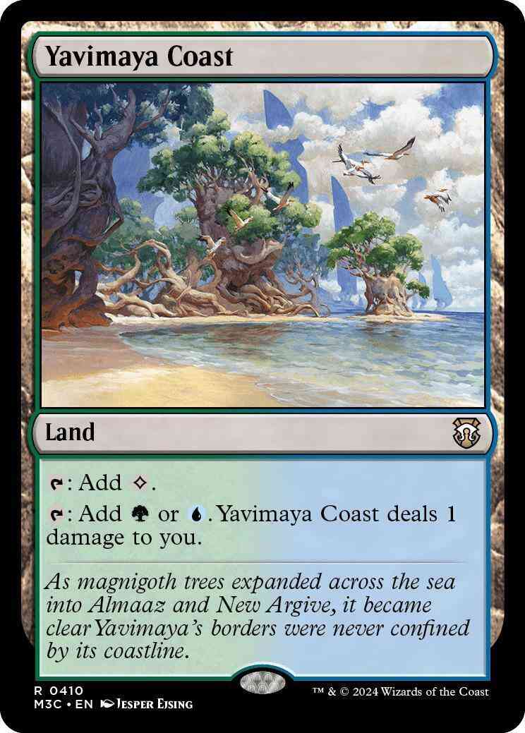 Yavimaya Coast [410] [Modern Horizons 3: Commander] [Non-Foil]