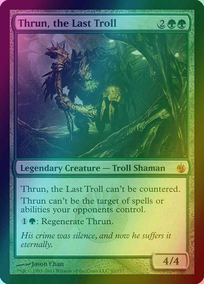 Thrun, the Last Troll [92] [Mirrodin Besieged] [Foil]