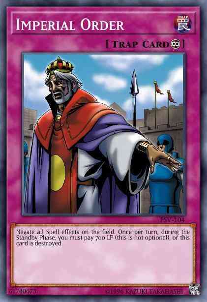 Imperial Order - LCYW-EN178 - Secret Rare - 1st Edition