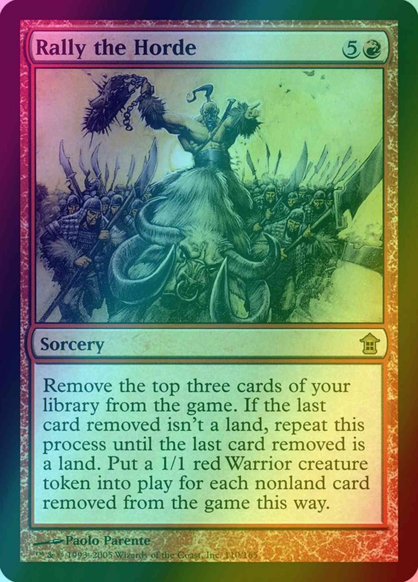 Rally the Horde [110] [Saviors of Kamigawa] [Foil]