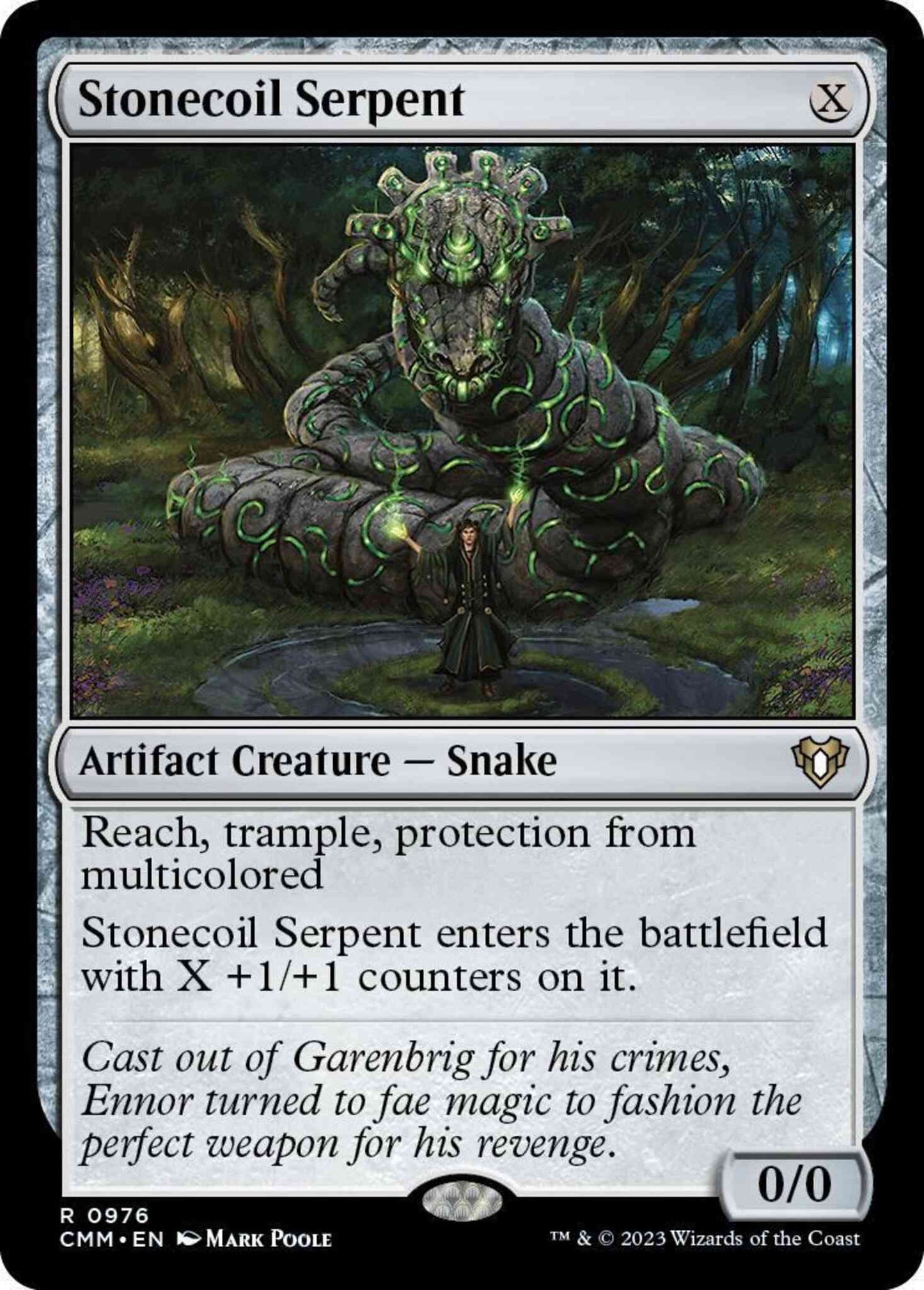 Stonecoil Serpent [976] [Commander Masters] [Non-Foil]
