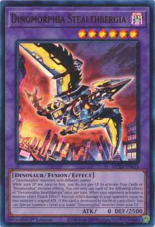 Dinomorphia Stealthbergia - MP23-EN021 - Ultra Rare - 1st Edition