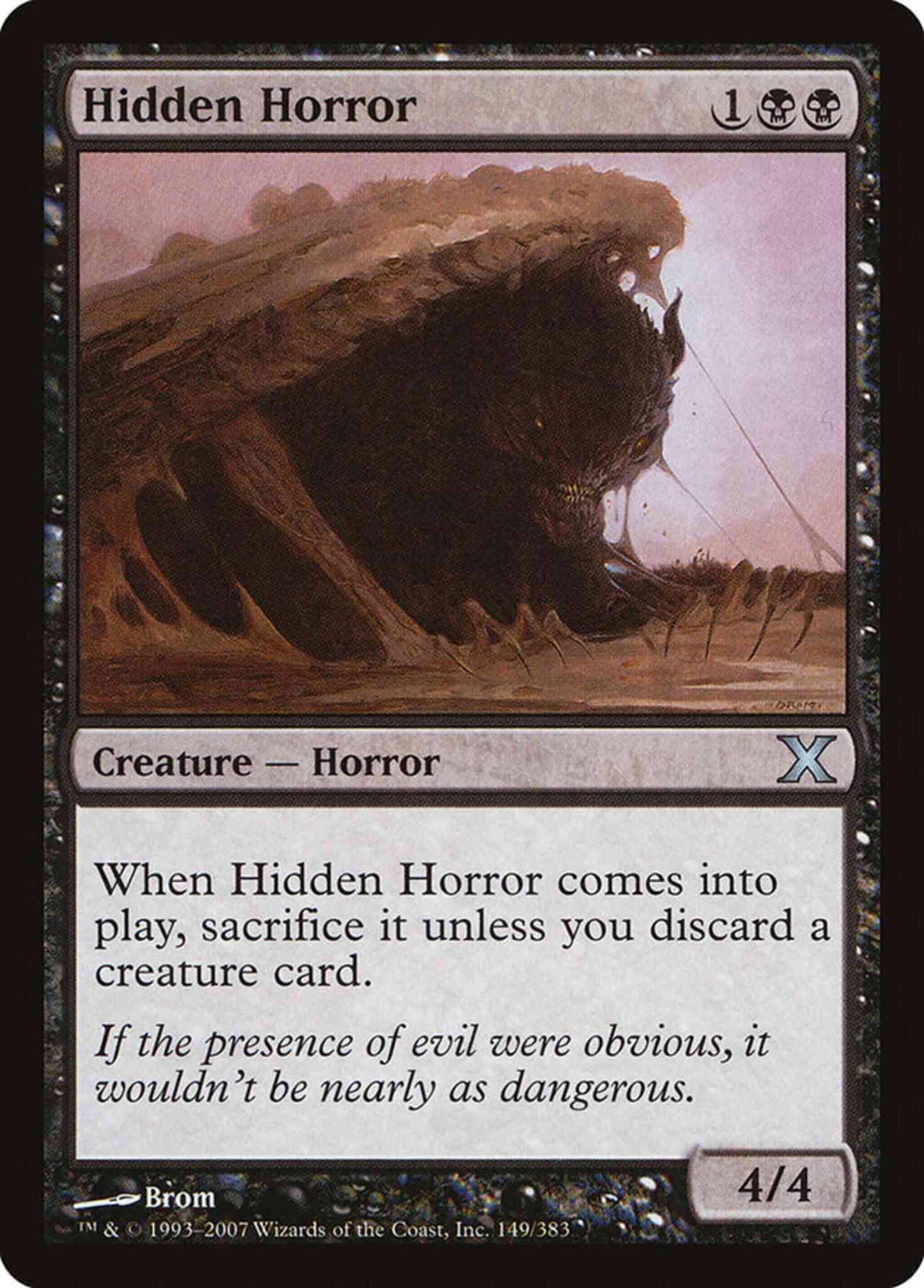 Hidden Horror [149] [Tenth Edition] [Non-Foil]