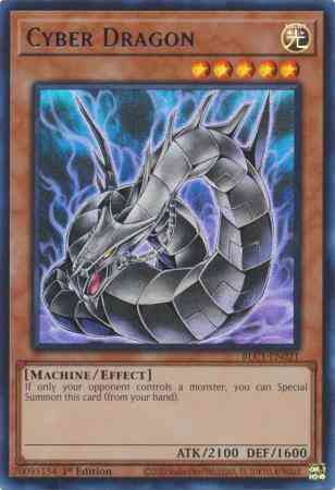 Cyber Dragon - Alternate Art - Silver - BLC1-EN021 - Ultra Rare - 1st Edition